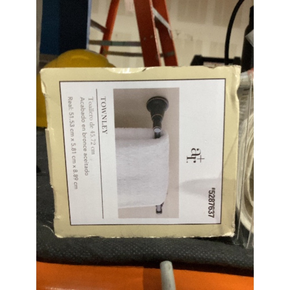 Lot # 727 TOWNLEY Oiled Bronze Toilet Paper Holder $25