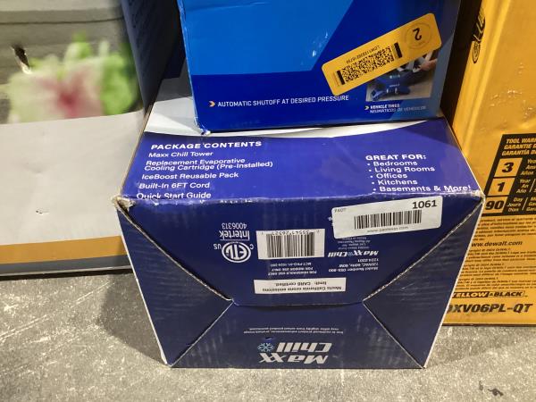 Lot # 2020 Maxx Chill 3-CFM 3 -Speed Portable Evaporative Cooler $100