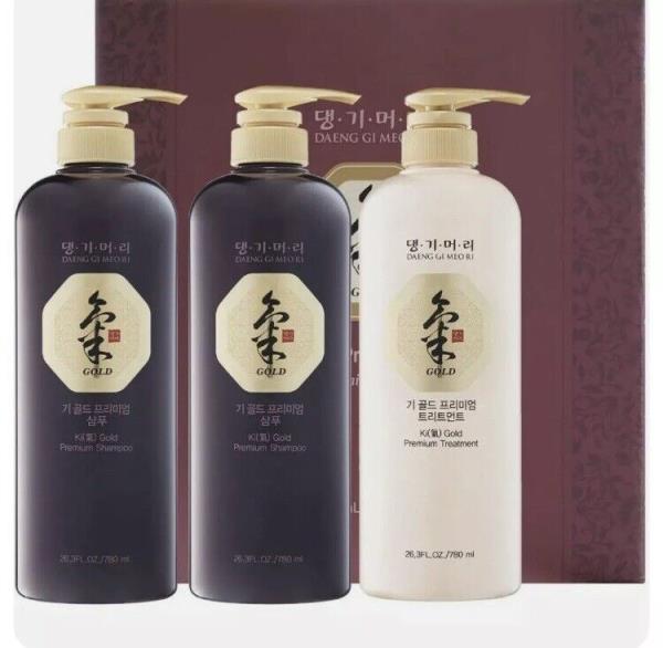 Daeng Gi Meo Ri Ki Gold Premium Shampoo and Treatment Set (new)