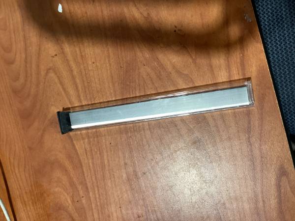 Lot # 1189 Used Silver Aluminum Flat Bar Stock Set of 5 - $45