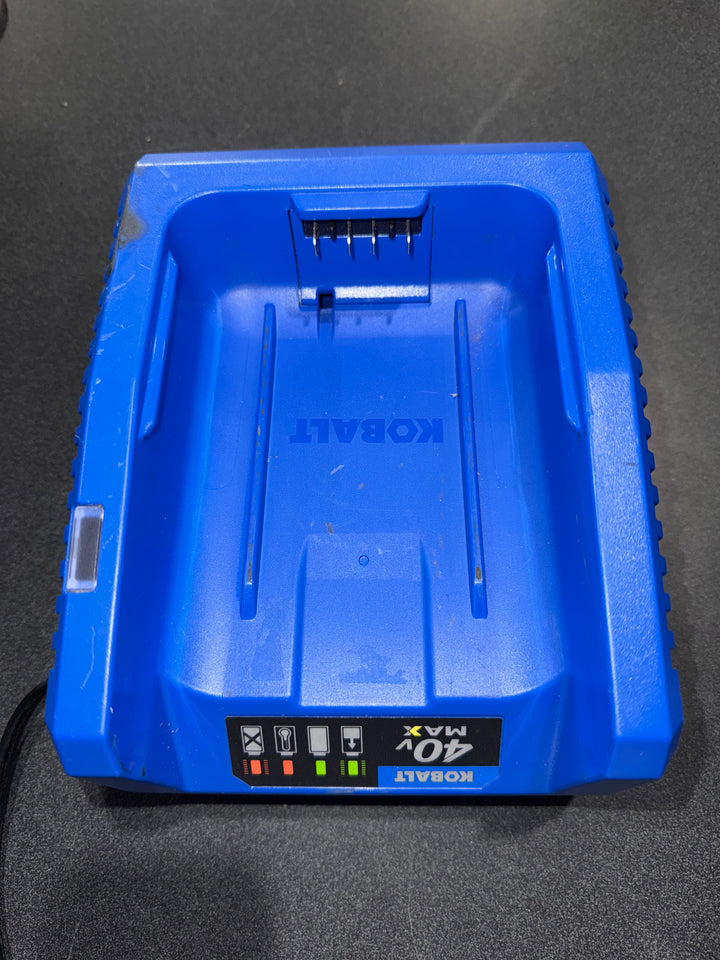 Cargador de batería Kobalt de 40 voltios (caja abierta)