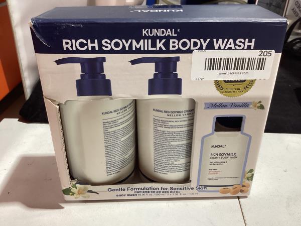 Lot # 205 Kundal Rich Soymilk Body Wash $60