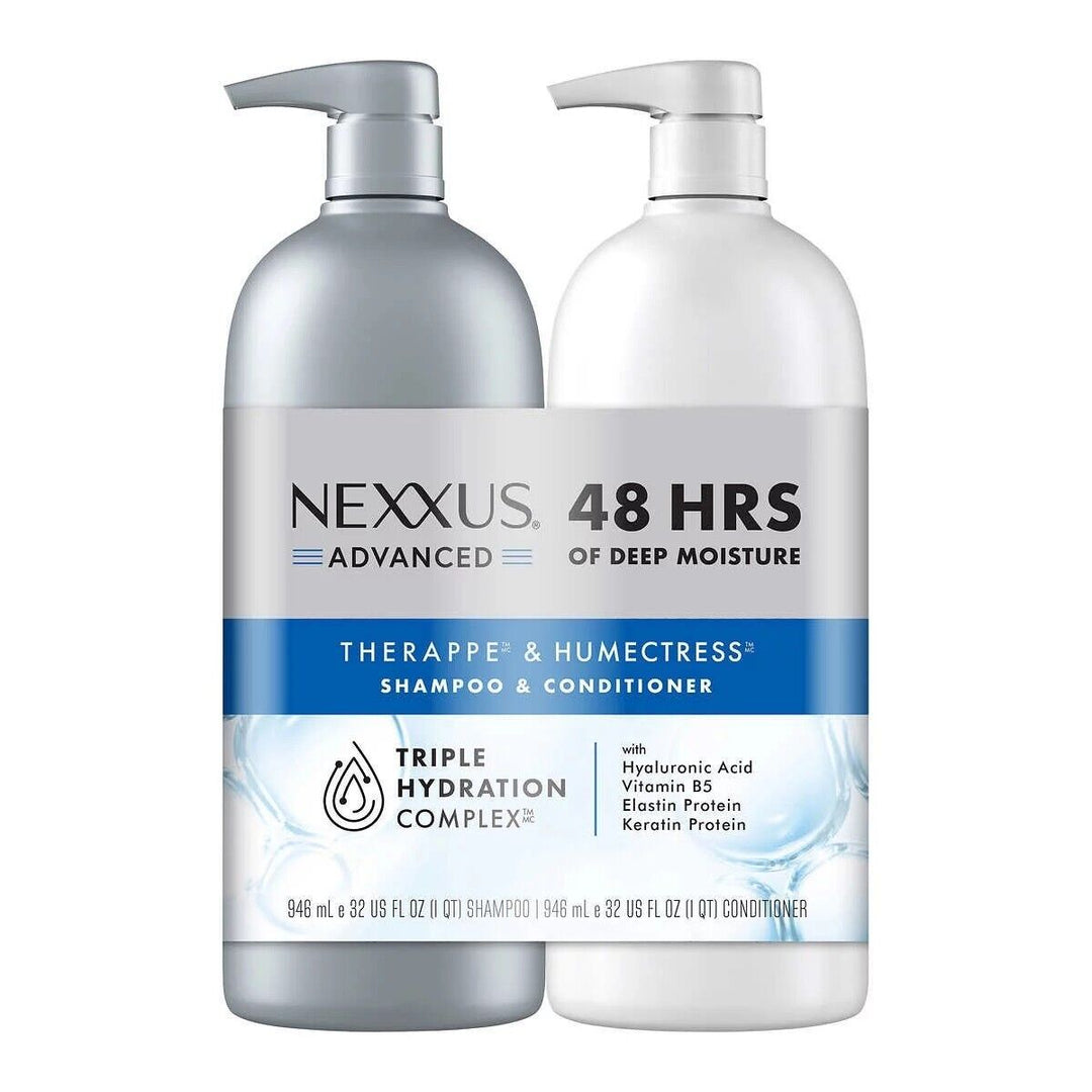 Set de champú y acondicionador hidratante Nexxus Advanced Therappe, 947 ml (nuevo)