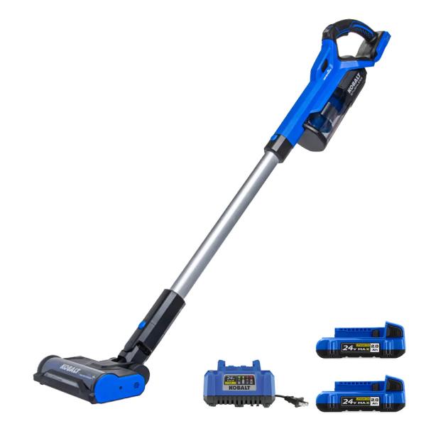 Aspiradora de mano inalámbrica Kobalt para mascotas (convertible en aspiradora de mano) (caja abierta)