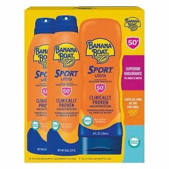 Banana Boat Ultra Performance Sunscreen SPF 50 $29