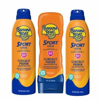 Banana Boat Ultra Performance Sunscreen SPF 50 $29