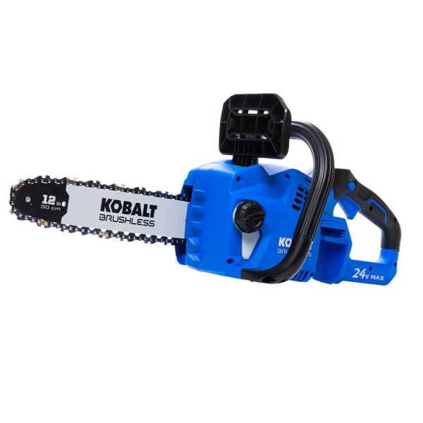 Motosierra de batería Kobalt de 24 voltios y 12 pulgadas (SOLO HERRAMIENTA) (CAJA ABIERTA)