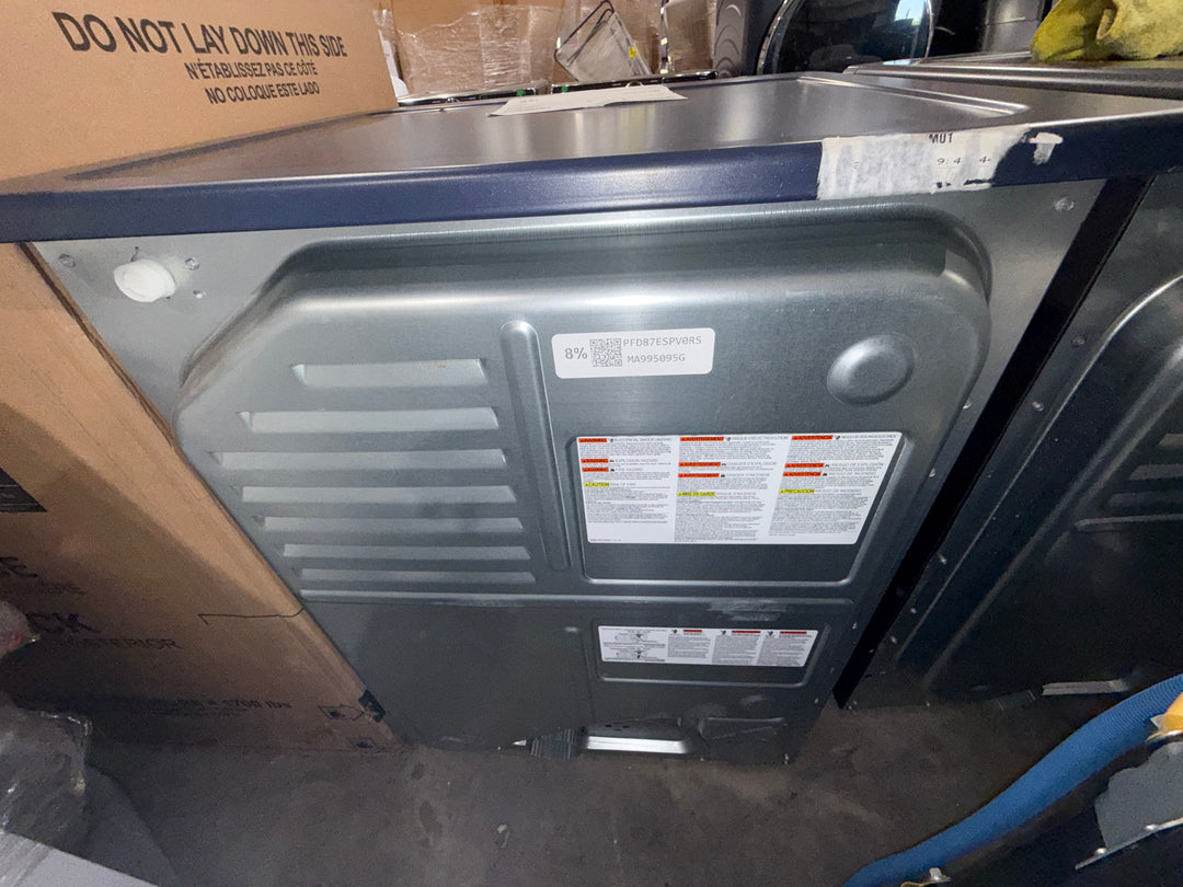 Profile 7.8 cu. ft. vented Electric Dryer in Sapphire Blue with Steam and Sanitize Cycle, ENERGY STAR (DONT LIST) (MP)