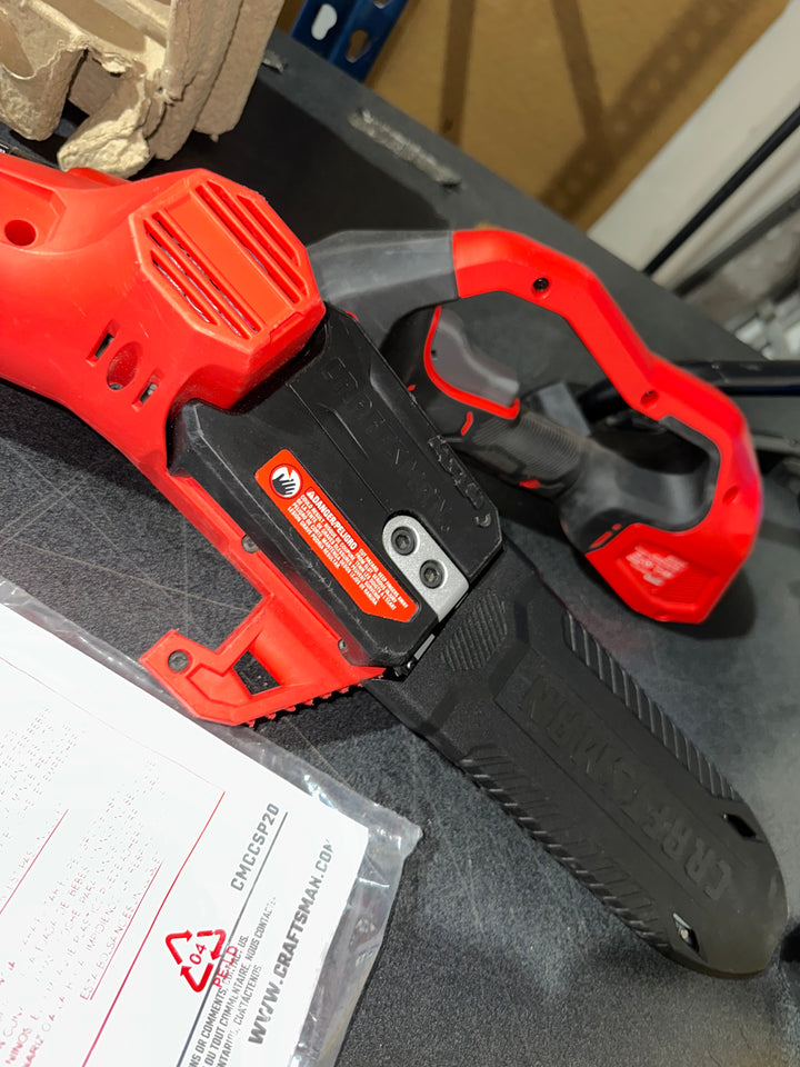 Sierra de pértiga CRAFTSMAN V20 de 20 voltios máx., 8 pulgadas, 4 Ah (batería y cargador incluidos) (USADA)