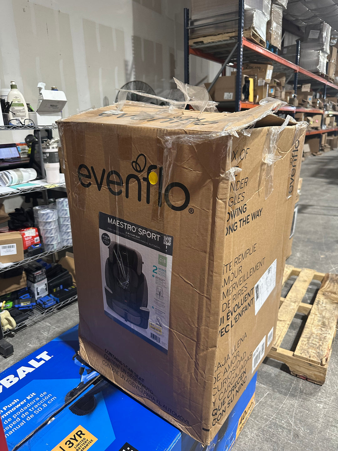 Evenflo Maestro Sport Harness Booster Car Seat (open box)(DONT LIST)