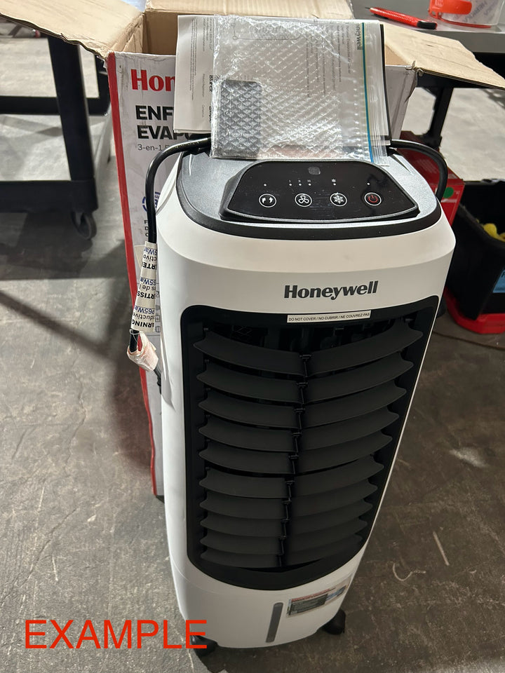 Honeywell 194-CFM 3-Speed Indoor Portable Evaporative Cooler for 100-sq ft (Motor Included) (OPEN BOX)