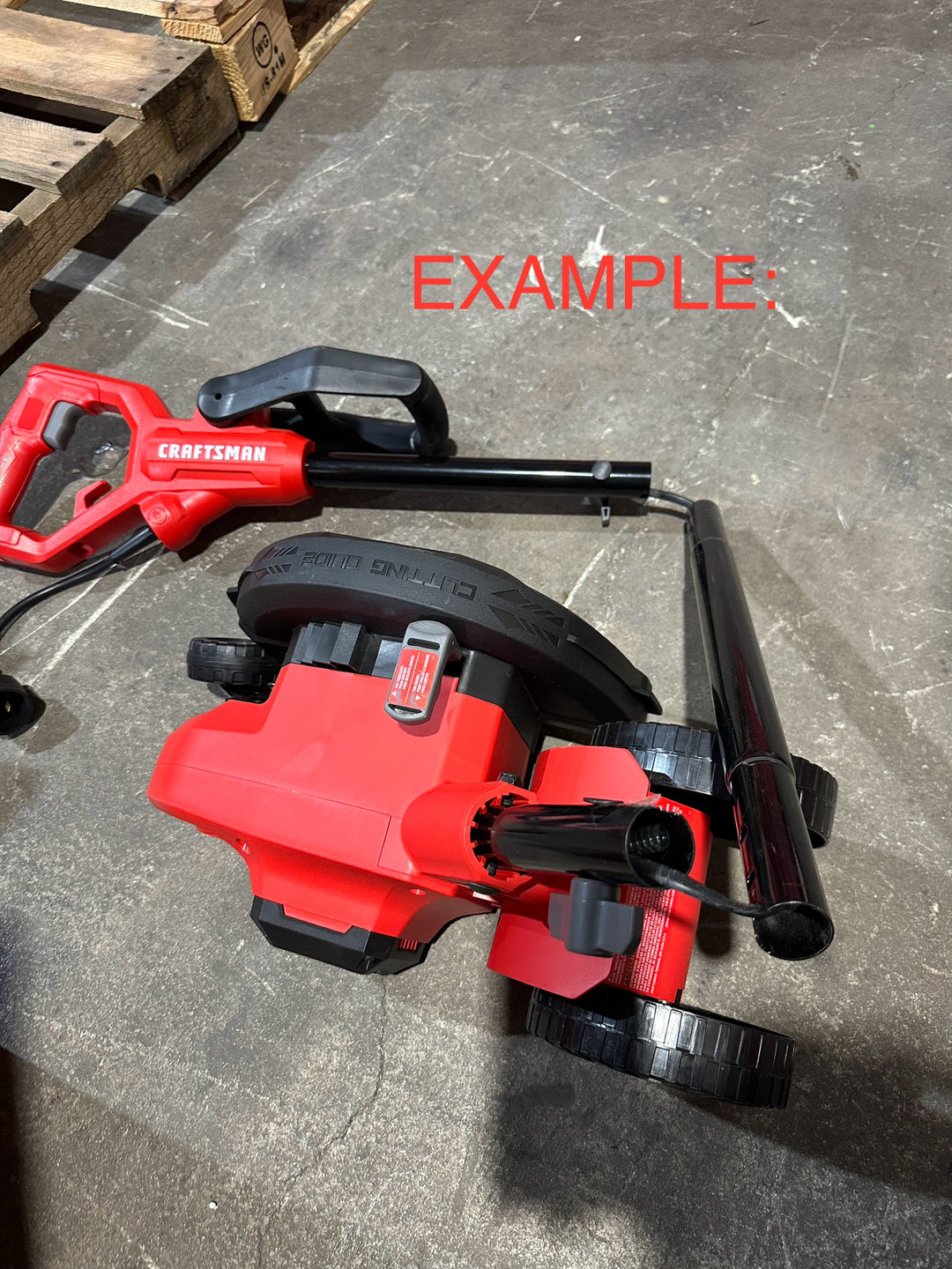 Bordeadora de césped eléctrica de empuje CRAFTSMAN de 7.5 pulgadas (USADA)