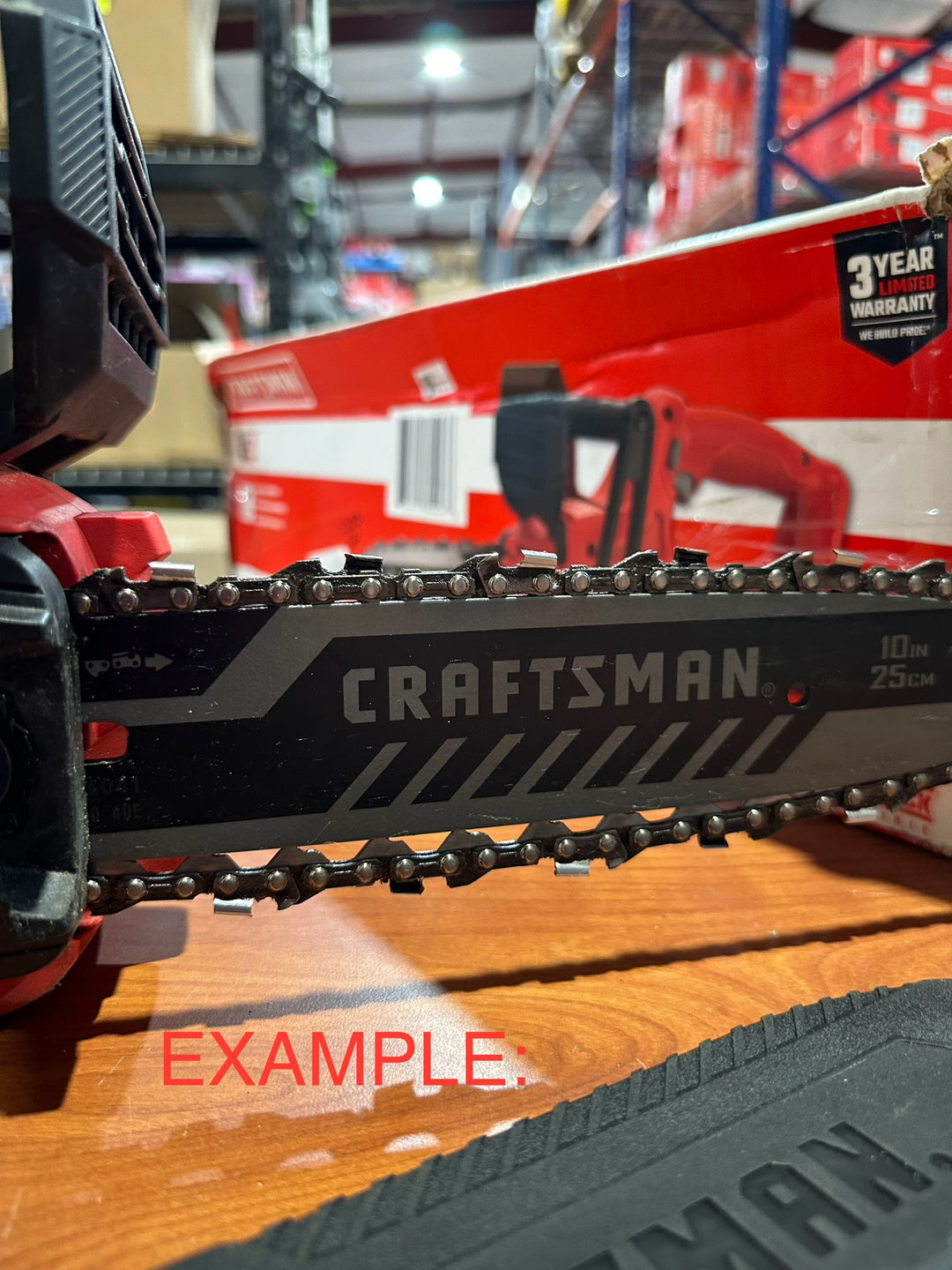 Motosierra CRAFTSMAN V20 de 20 voltios máx., 10 pulgadas, batería de 2 Ah (batería y cargador incluidos) (usada)