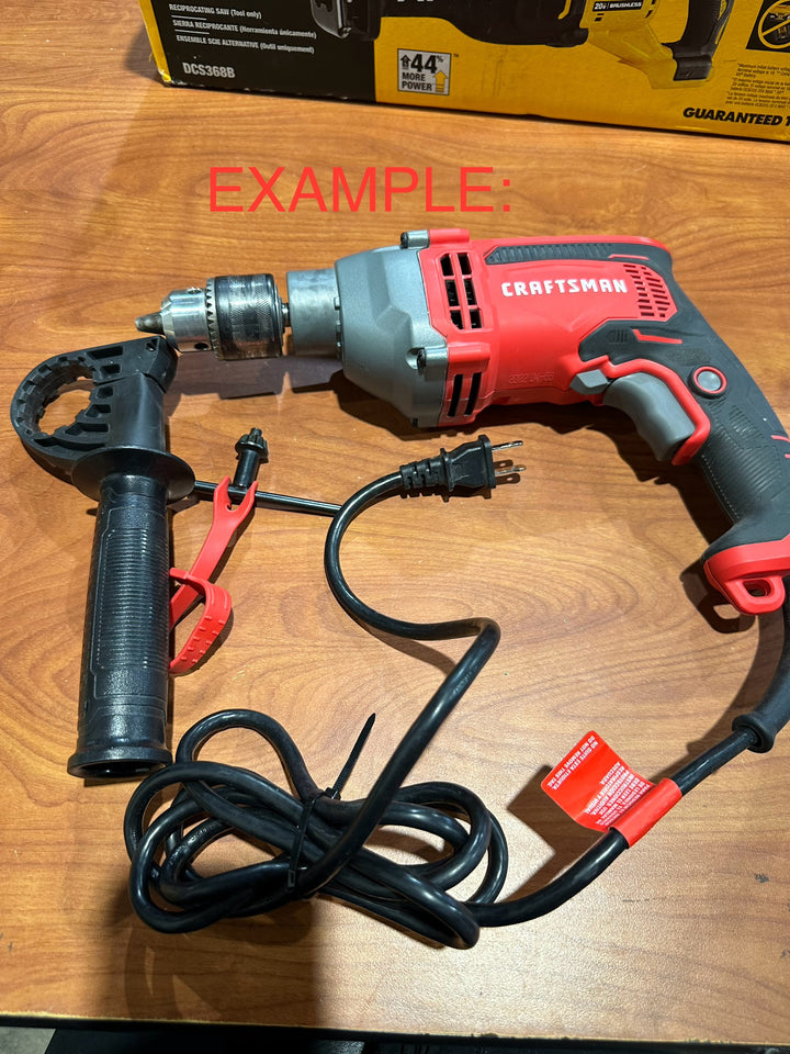 Taladro percutor variable CRAFTSMAN de 1/2 pulg. y 7 amperios (USADO)