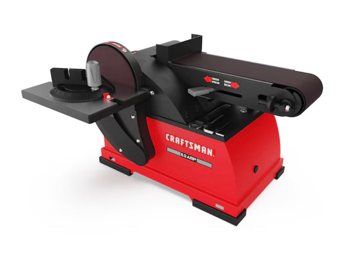 Lijadora de banco CRAFTSMAN de 4 x 3 pulgadas y 5 amperios (usada)