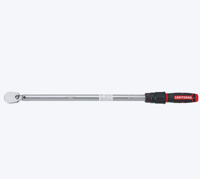 Llave dinamométrica de clic CRAFTSMAN de 1/2 pulg. (50 ft-lb a 250 ft-lb) (USADA)