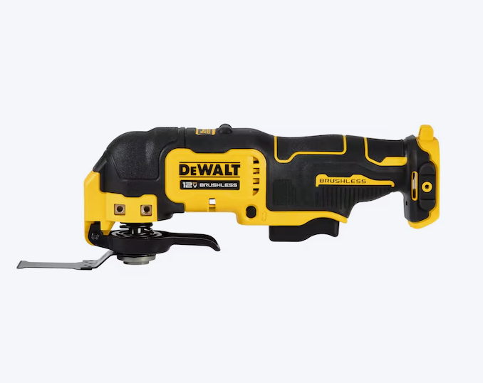 DEWALT XTREME Multiherramienta oscilante inalámbrica de 12 voltios máx., sin escobillas, de velocidad variable, de 4 piezas (herramienta básica) (usada)
