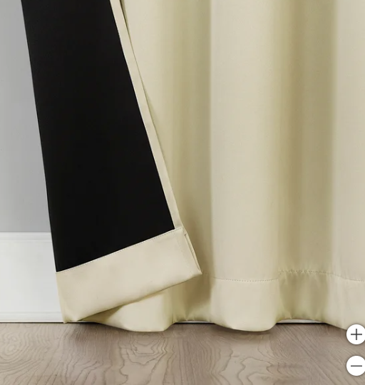 Cortinas opacas de grado teatral Sun Zero Broderick (nuevas)