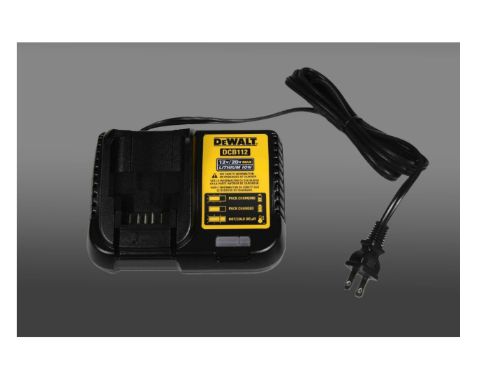 Cargador de batería de iones de litio DeWALT Max 12 V/20 V DCB112 (caja abierta)