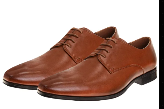 Zapatos de vestir de cuero Perry Ellis para hombre, talla 11.5 (NUEVO)