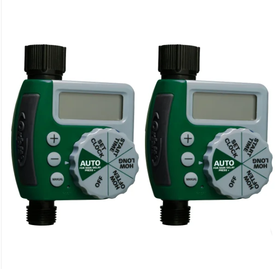Orbit 1-Outlet Programmable Hose Faucet Timer, 2-pack (Open Box)