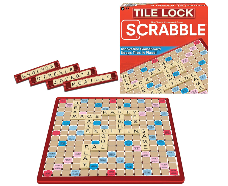 Tile Lock Scrabble, for 2 to 4 Players, Ages 8 and Up (new)