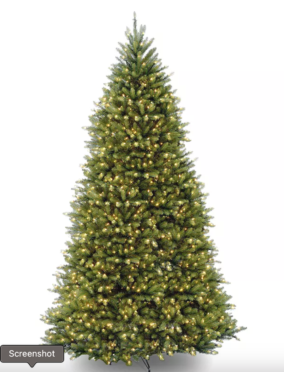 National Tree Company 12-ft. Pre-Lit Artificial Christmas Tree (open box)