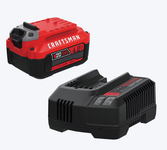 CRAFTSMAN V20 20 -Volt 1 -Pack Lithium-ion ( 4.0 Ah Battery and Charger )(Open Box)