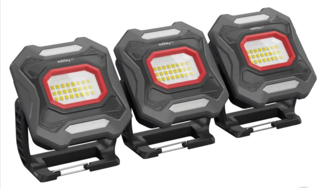 Infinity X1 2000 Lumen Worklight, 3-pack (new)