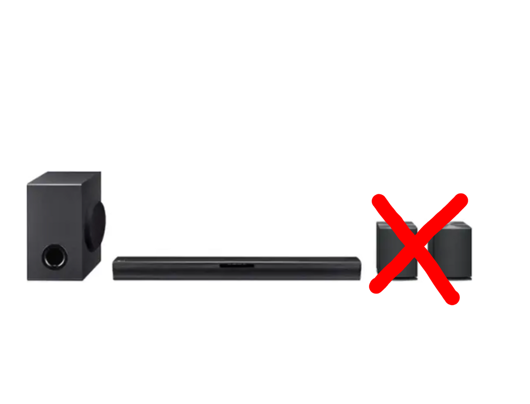 LG - 4.1 Ch Sound Bar with Wireless Subwoofer - Black (OPEN BOX)