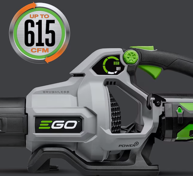 Soplador de hojas portátil a batería EGO Power+ de 56 voltios, 615 CFM y 170 MPH (HERRAMIENTA DESNUDA) (CAJA ABIERTA)