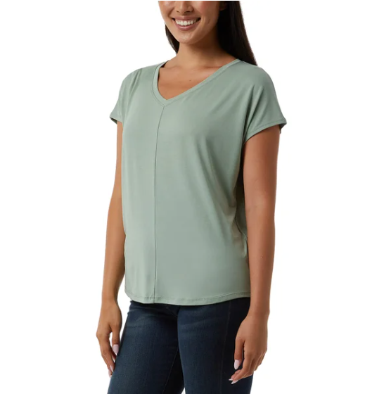 Top de cuello en V para mujer 32 Degrees (talla XS)