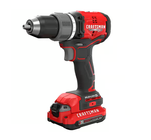 Craftsman V20 BRUSHLESS RP 1/2 in. Brushless Cordless Drill/Driver Kit (Battery)(OPEN BOX)