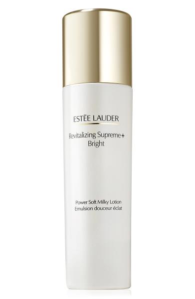 Loción humectante revitalizante Supreme+ Bright Milky de Estee Lauder, 3.4 oz.