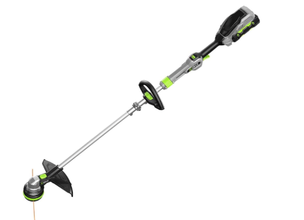 EGO POWERLOAD 56-volt 15-in Split Shaft Battery String Trimmer 2.5 Ah (Battery and Charger Included) (open box)