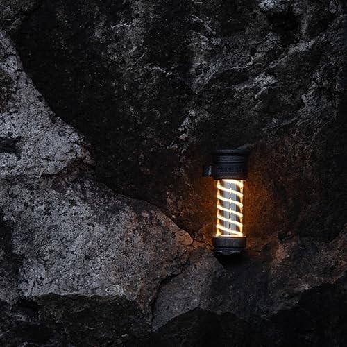 Barebones Edison Light Stick  Tumbled Steel, USB Rechargeable LED Lantern and Flashlight with 7 Modes, 40+ Hour Run Time, Camping Essentials with Magn