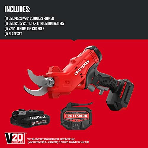 Craftsman 20 V Branch Cordless Pruners $119