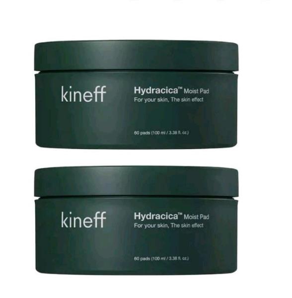 Kineff Hydracica Moist Pads, (60 Pads Each (100ml/3.38 Fl Oz) 120 Total New