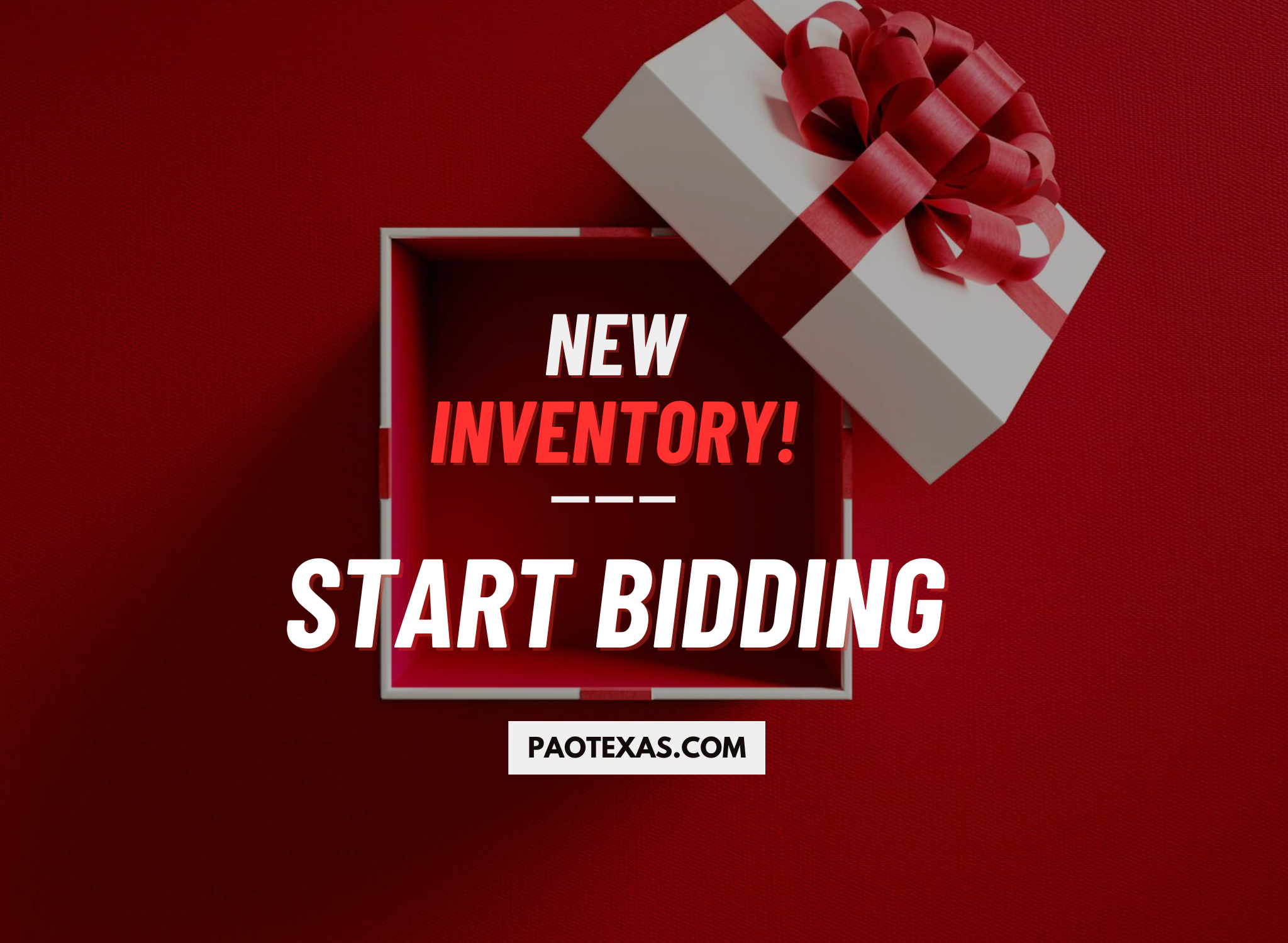 INVENTORY FOR THE APRIL 2ND, 3RD AND 4TH AUCTIONS