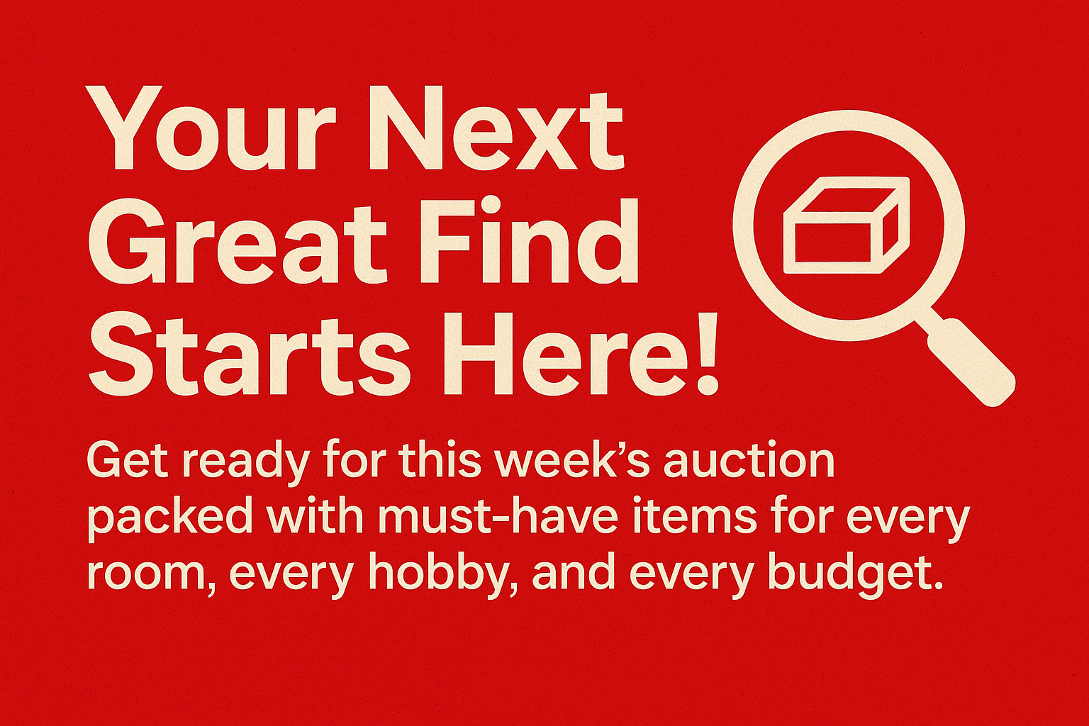 Inventory for the november 26th auction!