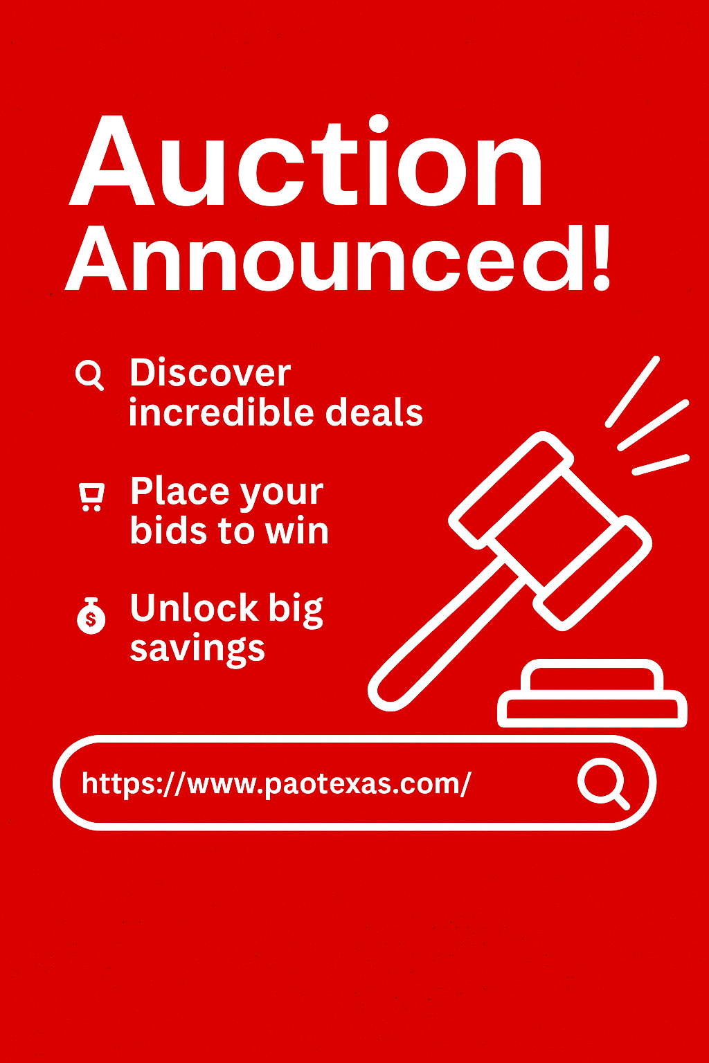 Inventory for the November 9th auction!