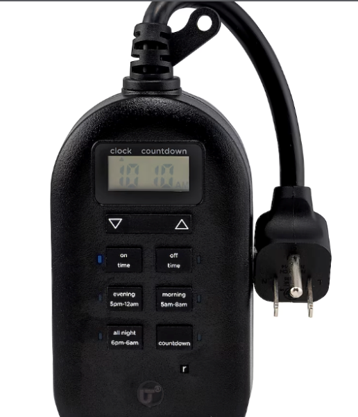 Lot # 566 Utilitech 15Amps 120V 2-Outlet Plug Lighting Timer
