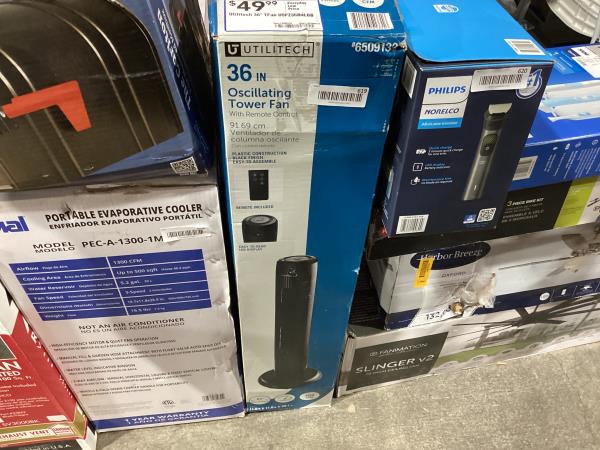 Lot # 619 Lasko Oscillating Tower Fan $70