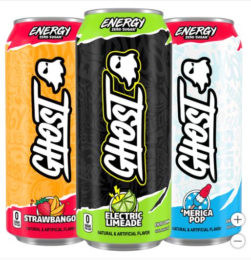 Lot # 775 ghost energy drink