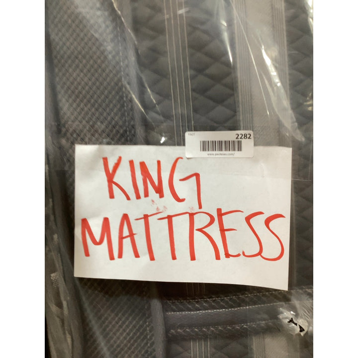 Lot # 2282 Gray King Mattress $300