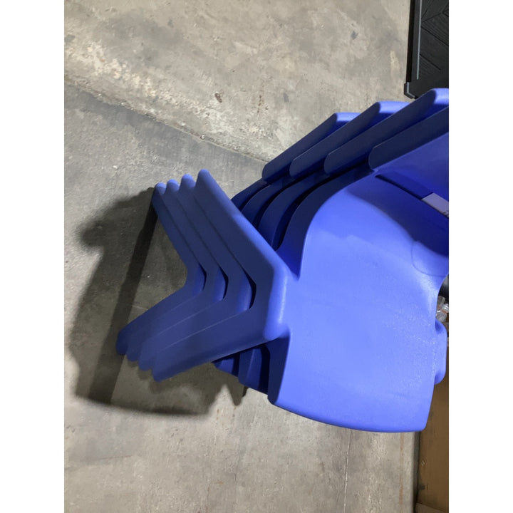 Lot # 2337 Blue Stackable Chairs $80