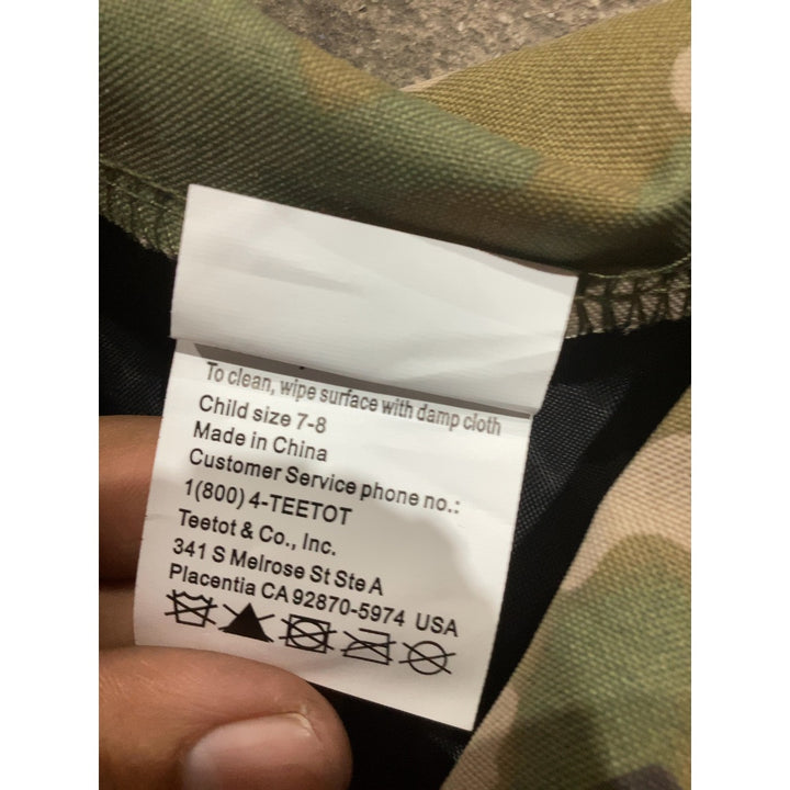 Lot # 126 Teetot  Co. Camouflage Costume $30.00