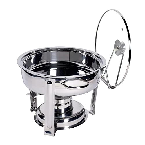 Celebrations by Denmark 4-Qt. Stainless Steel Round Chafing Dish - Silver