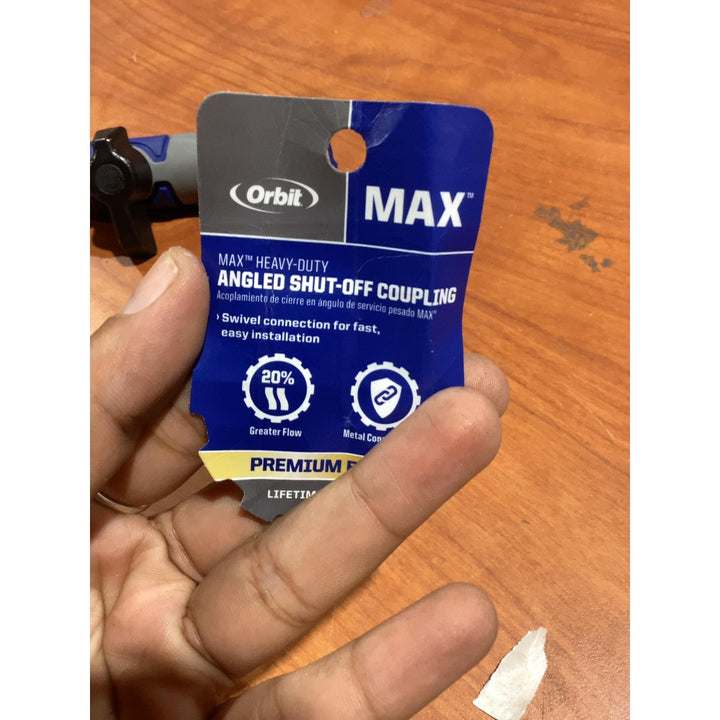 Lot # 1189 Orbit MAX Angled Shut-Off Coupling $15