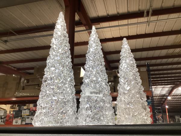 Lot # 2023 NUOBESTY LED Light Up Christmas Tree (3 Pc)